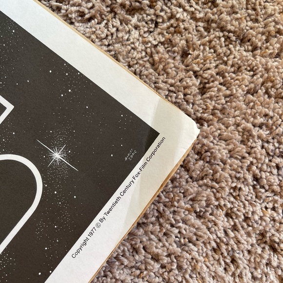 Original 1977 Star Wars coloring poster from Craft Master. - Picture 5 of 8